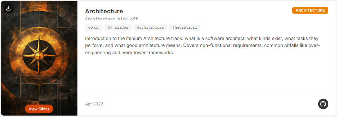 The itenium Presentations site